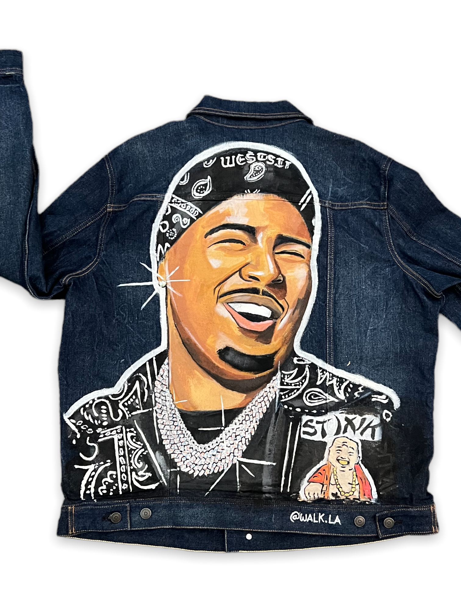 Nipsey hussle sale jean jacket