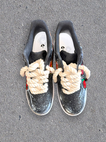 “Fire Rose” Custom Nike Air Force 1