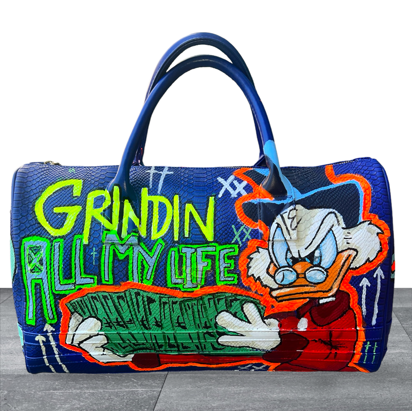 “GRINDIN’ ALL MY LIFE” DUFFLE BAG