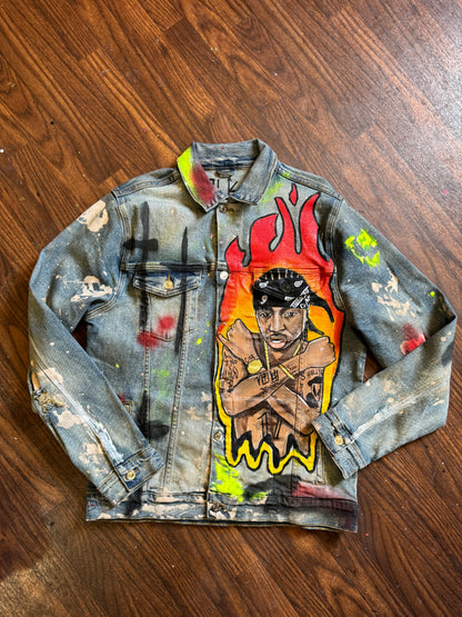 LIL WAYNE HANDPAINTED JACKET