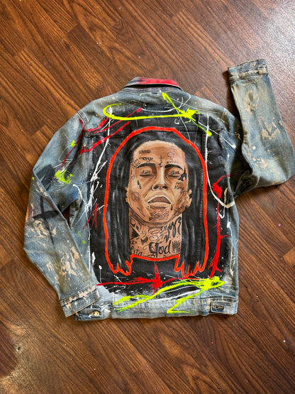 LIL WAYNE HANDPAINTED JACKET