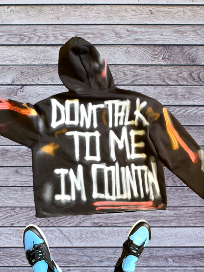 “COUNT THAT” HANDPAINTED HOODIE