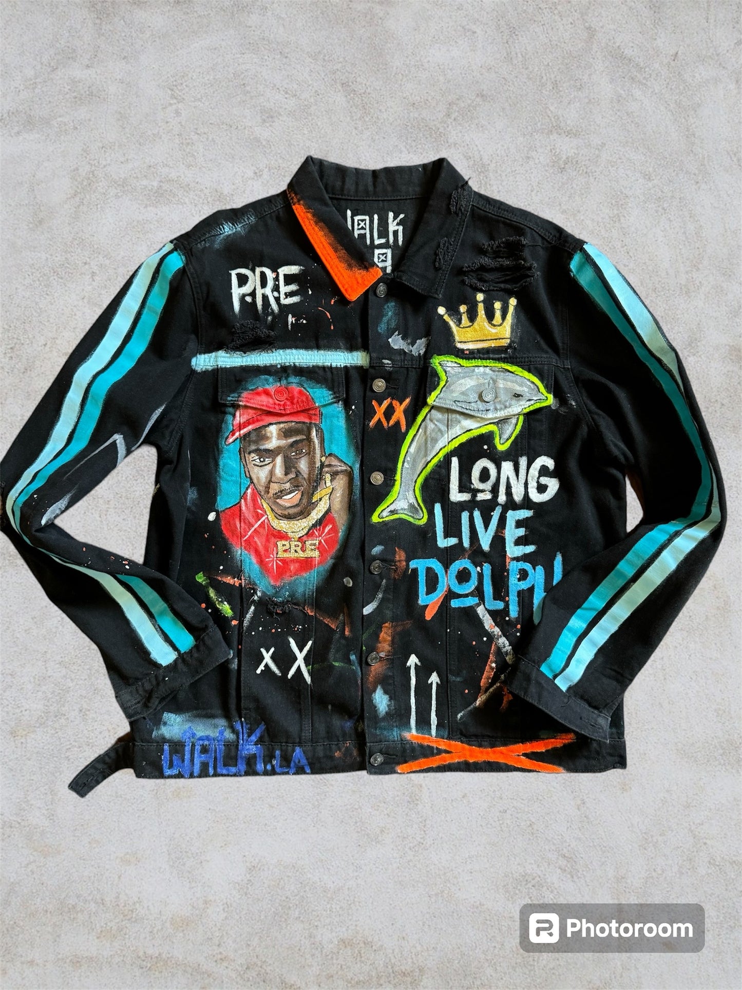 YOUNG DOLPH HANDPAINTED JACKET