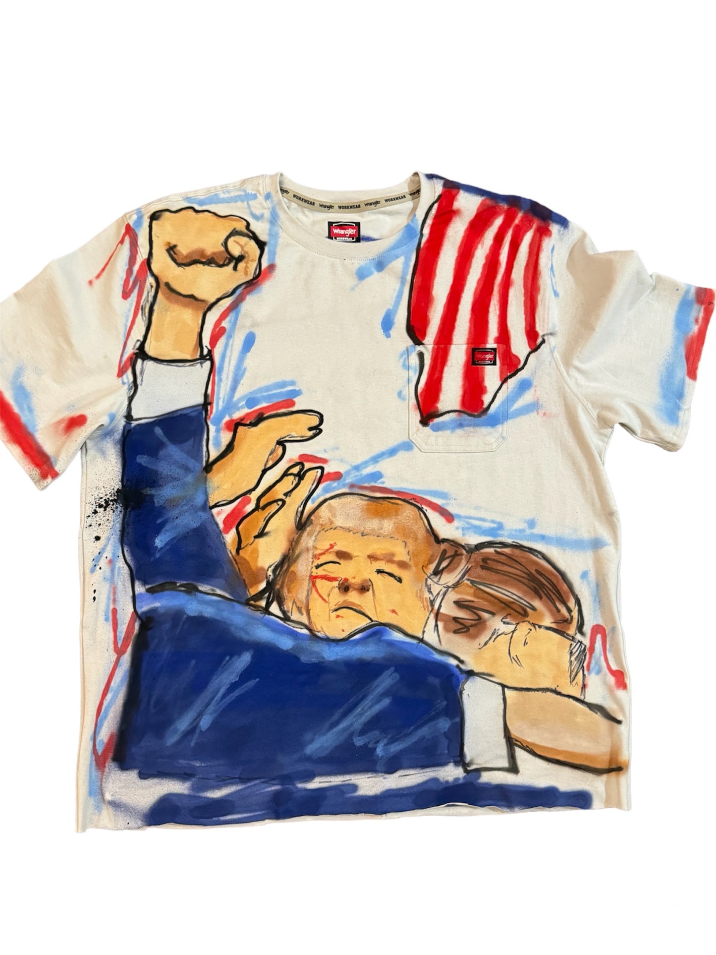 “CANT BODY DONNIE” HANDPAINTED TEE