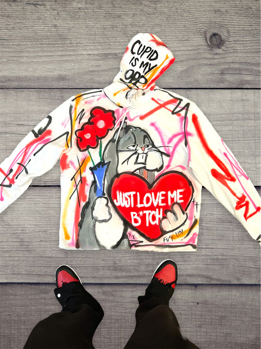 “FEB 15th” Handpainted Hoodie