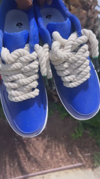 RED ROSE “NIPSEY BLUE” NIKE AIR FORCE 1.