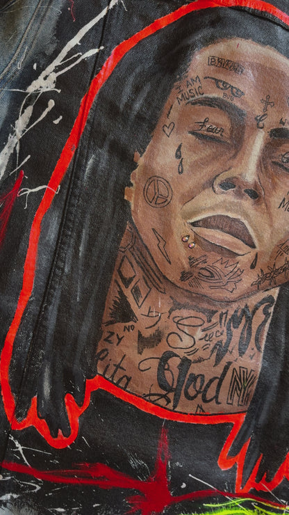 LIL WAYNE HANDPAINTED JACKET