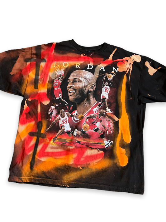 MICHAEL JORDAN DESTROYED TEE