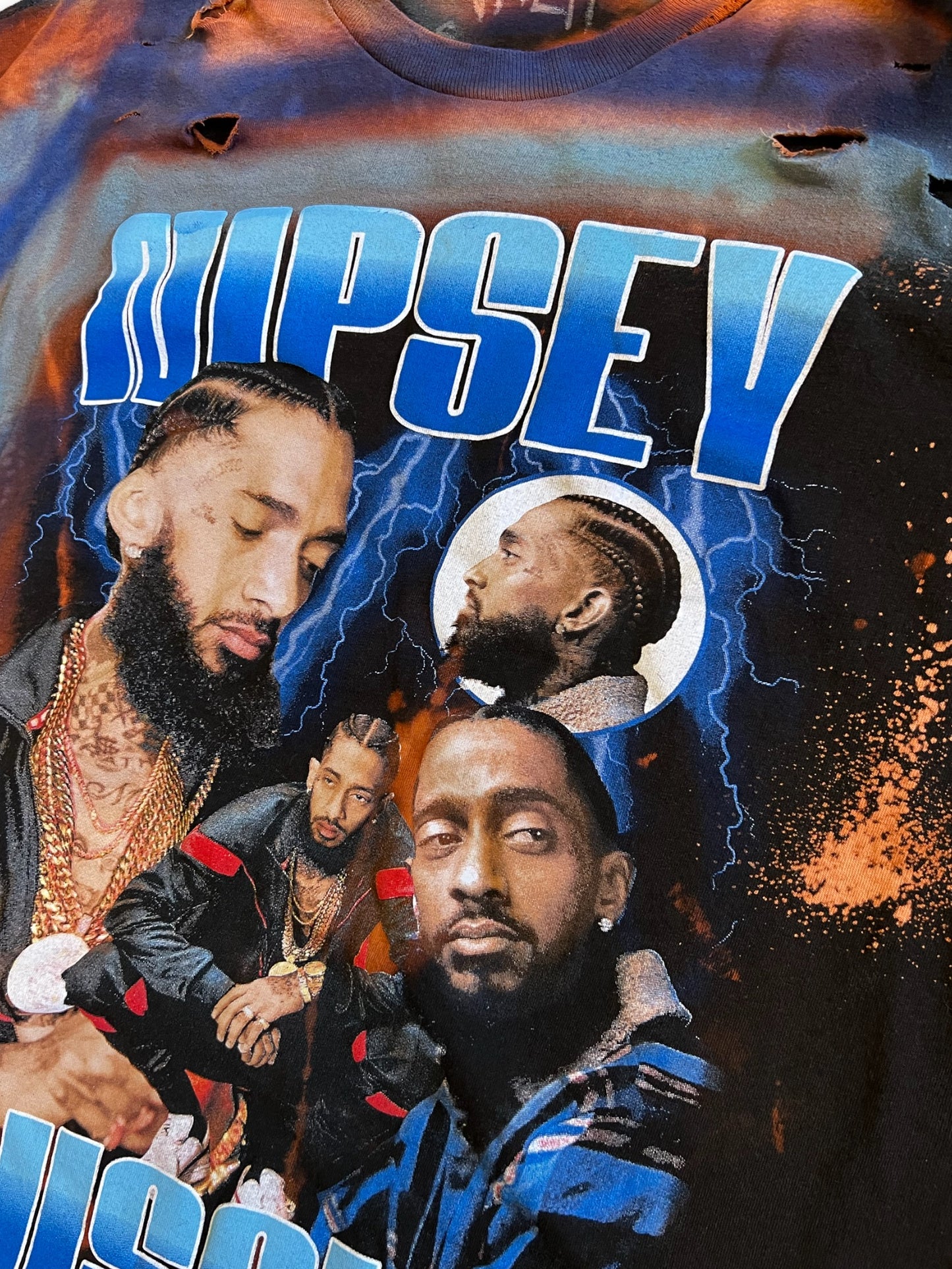 Nipsey Hussle Keyz 2 The City 2 NIPSEY HUSSLE 2 DESTROYED TEE – WALK.LA