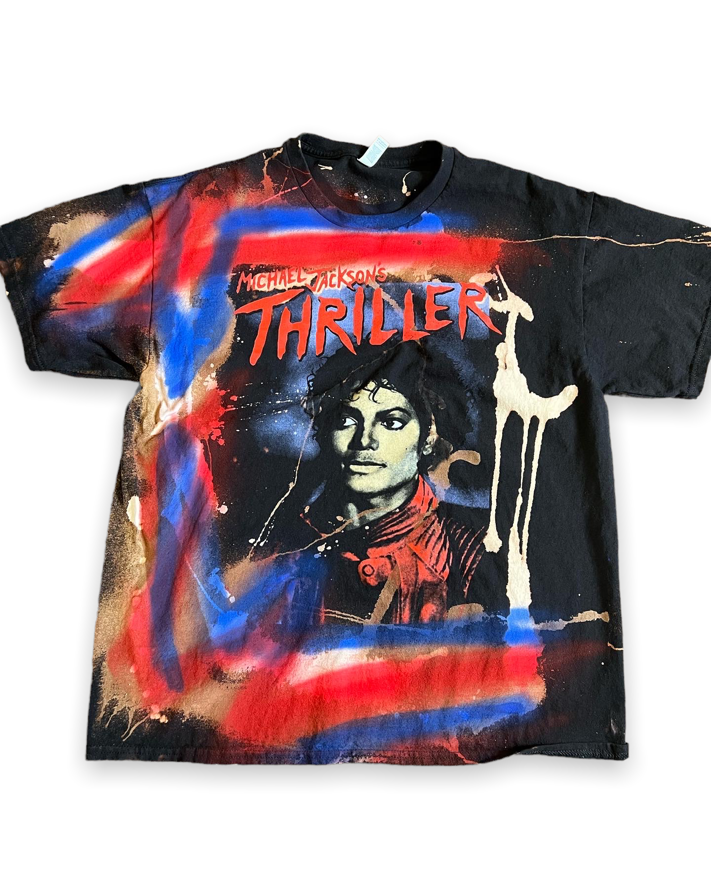 MICHAEL JACKSON THRILLER DESTROYED TEE